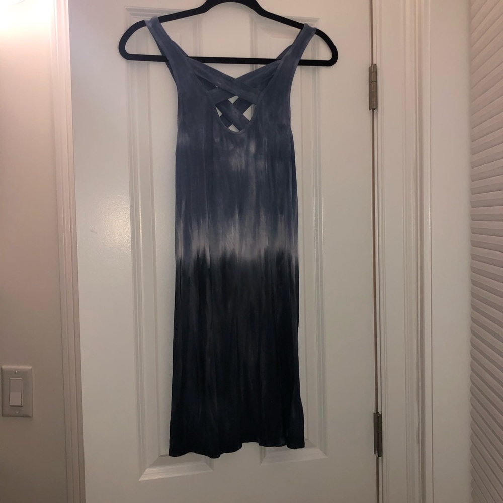 Ombré Blue Strappy Dress